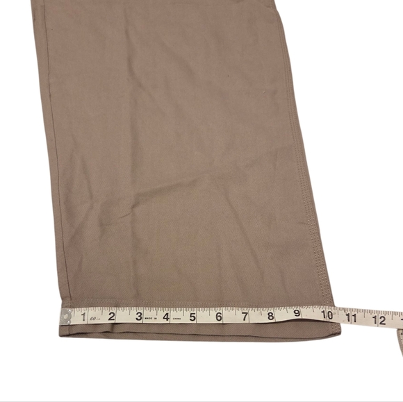 Gudrun Sjoden Organic Cotton Wide Leg Pants Pull On Women's Size XL Pockets Tan - Picture 7 of 11